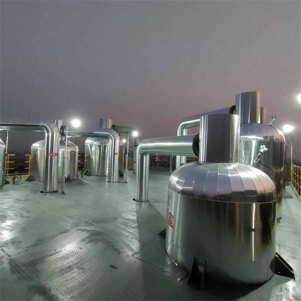 陕西某焦化浓盐水提盐项目蒸发器设备安装现场